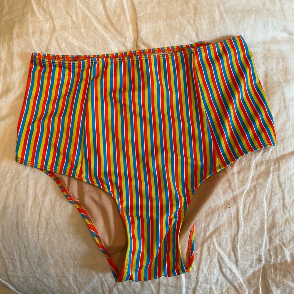 KJ Primary Stripe High Cut Bottoms